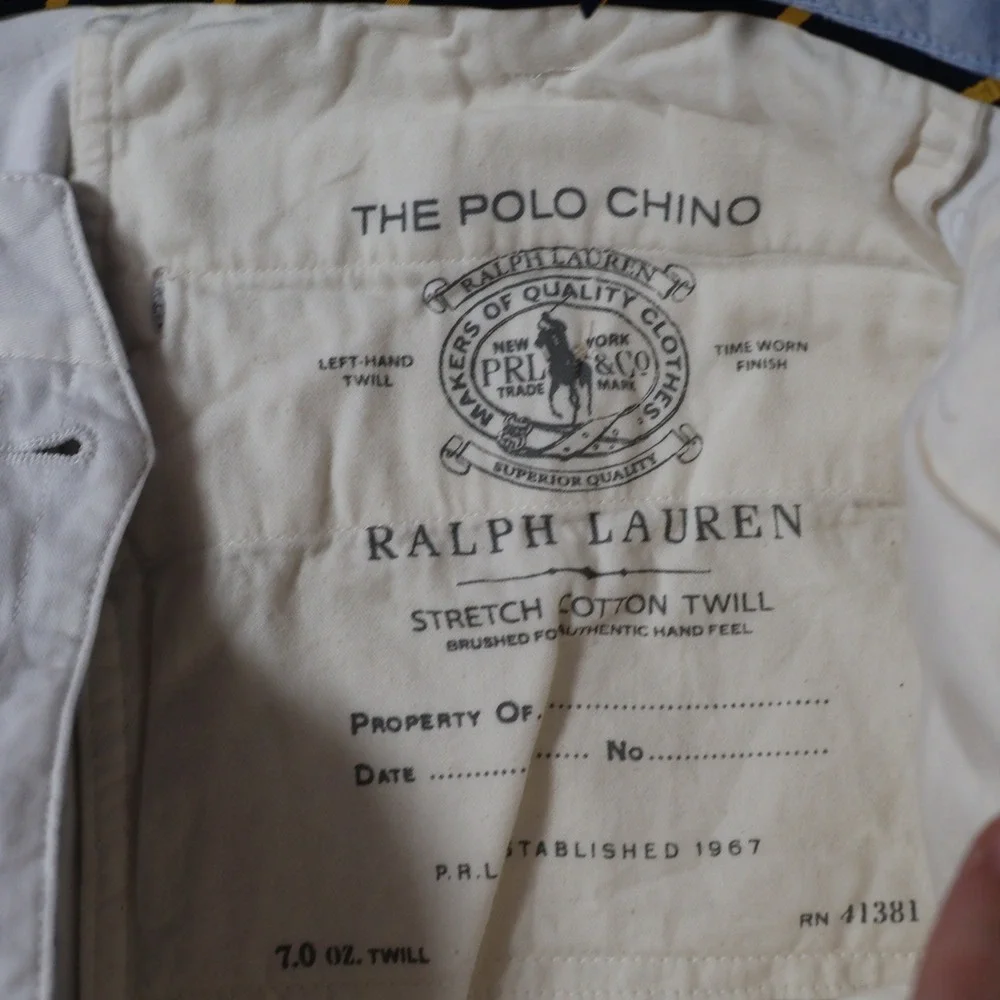 Polo Ralph Lauren Chino Shorts Mens 38 White Stretch Classic Fit Preppy $99 NWD